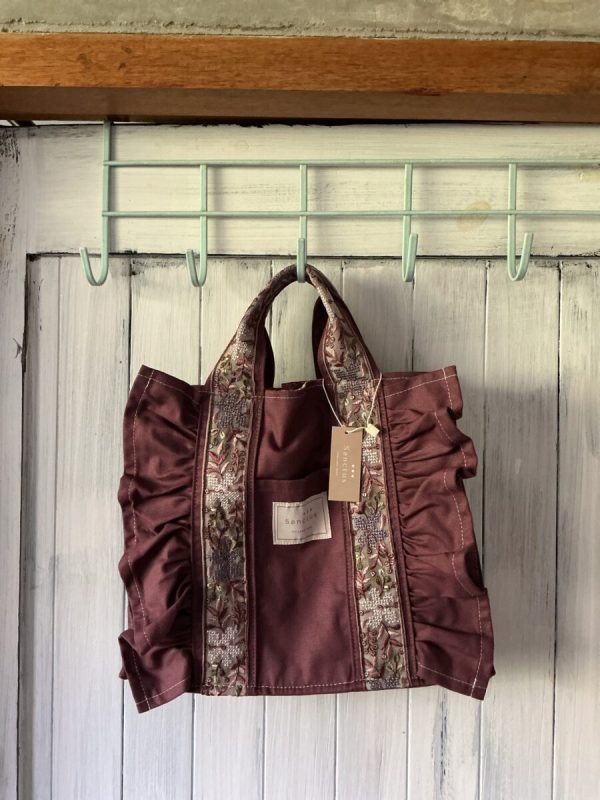 インド刺繍リボンのトートバッグ - 画像 (2)