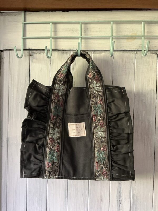 インド刺繍リボンのトートバッグ - 画像 (3)