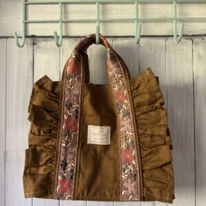 インド刺繍リボンのトートバッグ