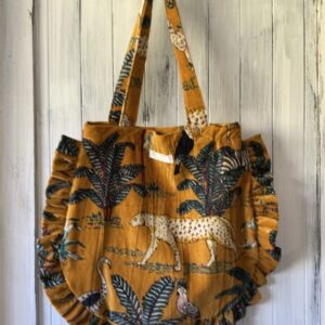 ベロアジャングルのバッグ