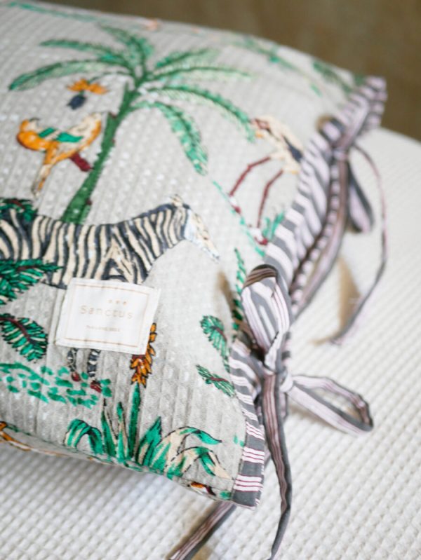 爽やかワッフルコットンのタオル・枕カバー - Image 3