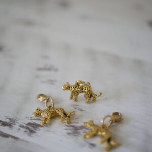 レオパードと象のチャーム